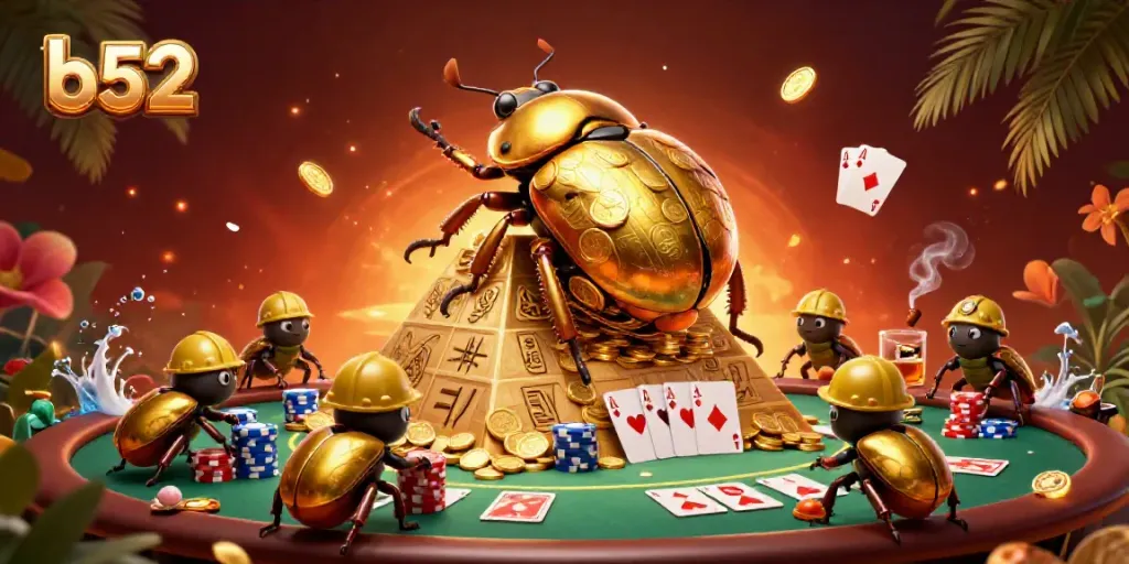 Engage in thrilling gameplay at B52 with vibrant gaming elements and an immersive environment.