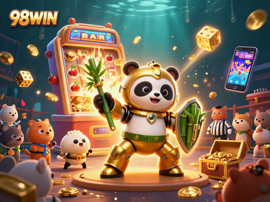 Experience thrilling jackpots at 98WIN with immersive 3D gambling excitement and vibrant animations.