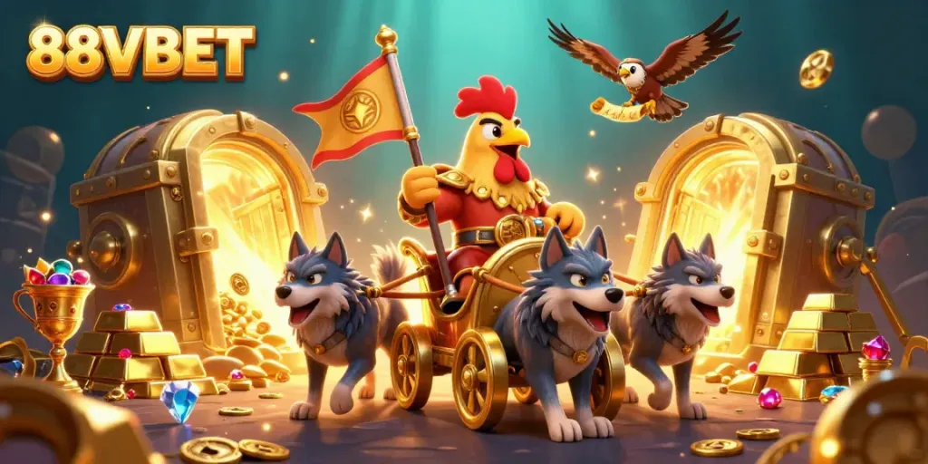 Engage in thrilling gameplay at 88VBET amidst treasure and mythical characters.