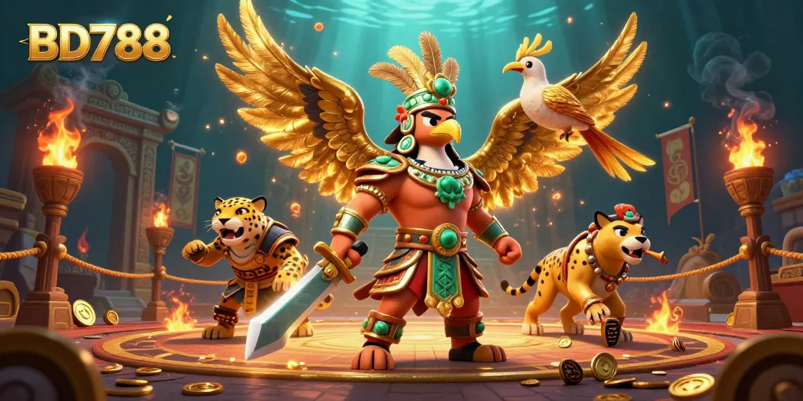 Experience the thrill of BD788 with immersive casino elements and dynamic characters in action.