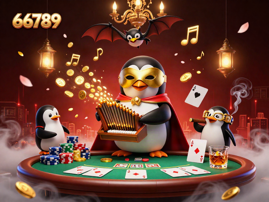 Play and win at 66789's thrilling games with a vibrant casino scene featuring rich elements.